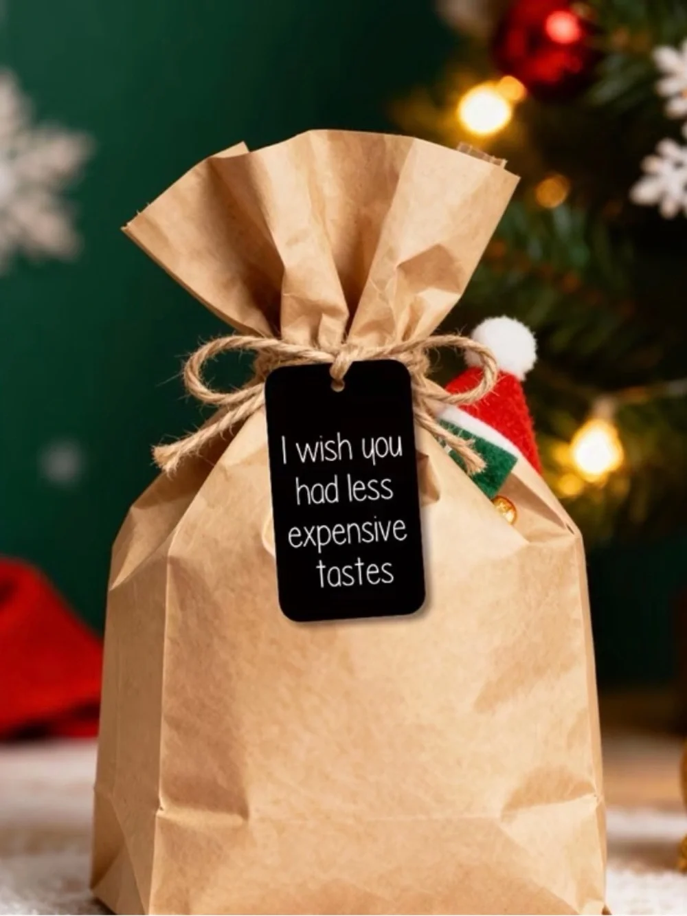 Holiday Gift Tags Set of 10 Funny Sayings